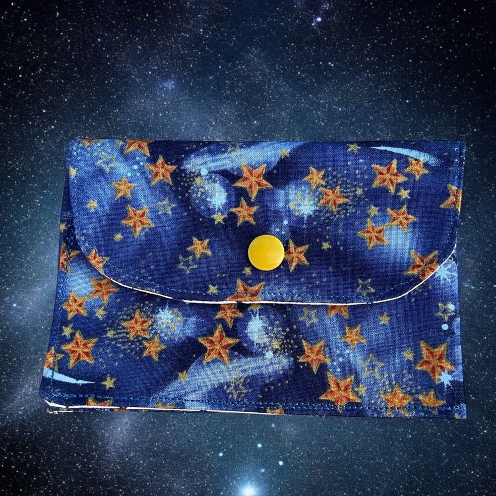 Starry Night Kids Wallet Gift Card Holder New Handmade by Darling Darce